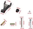 golf cart rear spring shackles